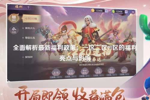 全面解析最新福利政策：一区二区91区的福利亮点与影响