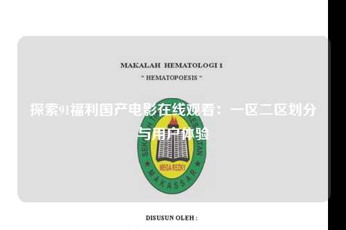 探索91福利国产电影在线观看：一区二区划分与用户体验